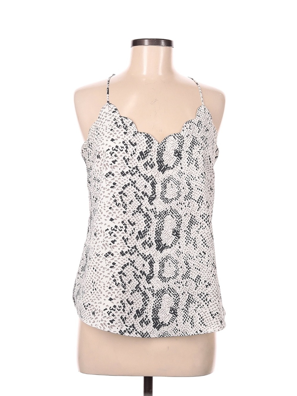 J.Crew Snake Print Cami Top | Size 6 | Crossback Straps